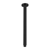 Nero Round Ceiling Arm 300mm long - Matte Black